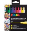 Uni POSCA, PC-3M, 1,3 mm, sada 8 ks fixiek, BASIC Uni POSCA, PC-3M, 1,3 mm, sada 8 ks fixiek, BASIC