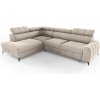 Wilsondo Rohová rozkladacia sedačka s úložným priestorom London - béžová Strana: Ľavá Wilsondo Rohová rozkladacia sedačka s úložným priestorom London - béžová Strana: Ľavá