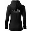 Vodné Pólo kreslené - Mikina dámska trendy zipper s kapucňou - S ( Čierna ) Vodné Pólo kreslené - Mikina dámska trendy zipper s kapucňou - S ( Čierna )