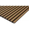 Akustický panel 2400 x 572 x 19 mm zebrano Akustický panel 2400 x 572 x 19 mm zebrano