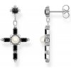 Thomas Sabo H2312-167-11 Silver Earrings Cross Romance Black Thomas Sabo H2312-167-11 Silver Earrings Cross Romance Black