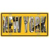 Ceduľa značka NEW YORK 30,5cm x 15,5cm Plechová tabuľa Ceduľa značka NEW YORK 30,5cm x 15,5cm Plechová tabuľa
