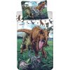 Bavlnené detské obliečky na jednolôžko 140x200 cm Jurassic World  Bavlnené detské obliečky na jednolôžko 140x200 cm Jurassic World