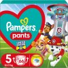 Pampers Pants Paw Patrol Size 5 jednorazové plienkové nohavičky 11-17 kg 66 ks Pampers Pants Paw Patrol Size 5 jednorazové plienkové nohavičky 11-17 kg 66 ks