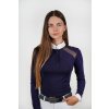 Fleur de lys Tričko dámske pretekové Poppy navy s dlhým rukávom