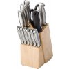 14 dielna sada kuchynských nožov v stojane, hnedá 14 dielna sada kuchynských nožov v stojane, hnedá