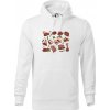 Mäso na gril - Mikina pánska Cape s kapucňou - 2XL ( Biela ) Mäso na gril - Mikina pánska Cape s kapucňou - 2XL ( Biela )