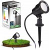 Záhradná lampa LEDreflektorom 7W 560lm 2700K, teplá biela čierny IP65 Sergio Masterled Záhradná lampa LEDreflektorom 7W 560lm 2700K, teplá biela čierny IP65 Sergio Masterled
