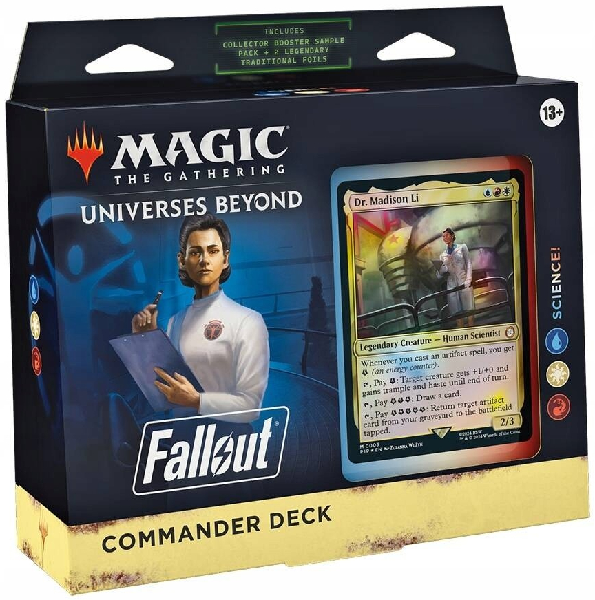 Wizards of the Coast Magic: The Gathering Universes Beyond Fallout Science Commander Deck