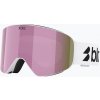 Lyžiarske okuliare Bliz Flow matte white/smoke/pink Lyžiarske okuliare Bliz Flow matte white/smoke/pink