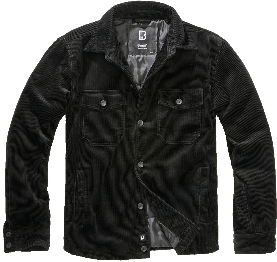Brandit corduroy jacket Čierna