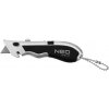 NEO TOOLS Mini lichobežníkový nôž + 4 čepele v nádobe, násobky po 30. 63-703 NEO TOOLS Mini lichobežníkový nôž + 4 čepele v nádobe, násobky po 30. 63-703