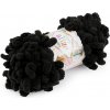 Pletacia priadza Alize Puffy 100 g čierna 1ks Pletacia priadza Alize Puffy 100 g čierna 1ks