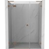 MEXEN/S - Lunar L sprchové dvere krídlové ľavé 160, transparent, meď kartáčovaná 834SL-160-050-65-00-L MEXEN/S - Lunar L sprchové dvere krídlové ľavé 160, transparent, meď kartáčovaná 834SL-160-050-65-00-L