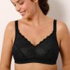Zmenšujúca čipková podprsenka, bez kostíc čierna 115 Blancheporte Zmenšujúca čipková podprsenka, bez kostíc čierna 115 Blancheporte
