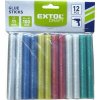 Extol Craft 99107 tavné tyčinky 7,2x100 mm (12 ks) trblietavé - Tyčinky tavné farebné ligotavé 12ks, Z/M/SvM/Če/Zlt/Str, pr.7,2mm, dĺžka 100mm Extol Craft 99107 tavné tyčinky 7,2x100 mm (12 ks) trblietavé - Tyčinky tavné farebné ligotavé 12ks, Z/M/SvM/Če/Zlt/Str, pr.7,2mm, dĺžka 100mm