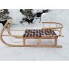 LAVINA S2 PREMIUM drevené sánky multikolor 120cm LAVINA S2 PREMIUM drevené sánky multikolor 120cm