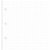 Filofax Náhradné listy bodkované náplň A5 zápisníkov Notebook Filofax Náhradné listy bodkované náplň A5 zápisníkov Notebook