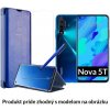 Otváracie Púzdro Luxria Clear View pre Huawei - Modré pre Huawei: Nova 5T Otváracie Púzdro Luxria Clear View pre Huawei - Modré pre Huawei: Nova 5T