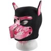 Neoprénová psia maska čierna-ružový maskáč - gb29208 Neoprénová psia maska čierna-ružový maskáč - gb29208