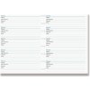 Filofax Zoznam hesiel náplň zápisníkov A5 Notebook
