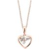 Cutie Jewellery prívesok z ružového zlata Z6299 1606 40 10 X 4