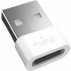 Puro Adaptér USB, USB-C adaptér - USB-A adaptér - bílý Puro Adaptér USB, USB-C adaptér - USB-A adaptér - bílý