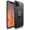 Kryt TopQ iPhone 13 silikón čierny s medeným prsteňom 70210 Kryt TopQ iPhone 13 silikón čierny s medeným prsteňom 70210