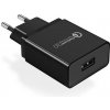 UGREEN CD122, 18W, QC 3.0, USB nástenná nabíjačka (čierna) UGREEN CD122, 18W, QC 3.0, USB nástenná nabíjačka (čierna)