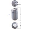 Palivový filter KNECHT KL 476D Palivový filter KNECHT KL 476D