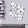 Veselá Stena Samolepiace zrkadlové dekorácie Špirály Veselá Stena Samolepiace zrkadlové dekorácie Špirály
