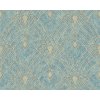 Zelená tapeta v štýle Art Deco s kovovým vzorom - 38094-2 - tapety do spálne + 0,53 x 10,05 m Zelená tapeta v štýle Art Deco s kovovým vzorom - 38094-2 - tapety do spálne + 0,53 x 10,05 m
