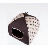 HobbyDog Pelech pre mačku Igloo hnedý károvaný 1 37 x 37 x 32 cm Light Paw HobbyDog Pelech pre mačku Igloo hnedý károvaný 1 37 x 37 x 32 cm Light Paw