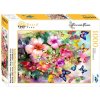 Brain Tree Puzzle Kvety a motýle 1000 dielikov - Brain Tree Puzzle Kvety a motýle 1000 dielikov -