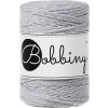 Bobbiny 3PLY Macramé Rope 1,5 mm 100 m Light Grey Špagát Bobbiny 3PLY Macramé Rope 1,5 mm 100 m Light Grey Špagát