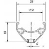 MACH1 Ráfik CROSS-R 23 29 32D TLR čierny MACH1 Ráfik CROSS-R 23 29 32D TLR čierny