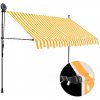 Ručne zaťahovacia markíza s LED svetlom 300x120 cm Dekorhome Ručne zaťahovacia markíza s LED svetlom 300x120 cm Dekorhome