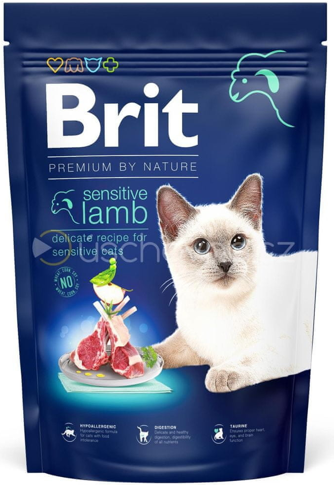 Brit Premium by Nature Cat. Sensitive Lamb 1,5 kg