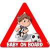 nálepka na auto - BABY ON BOARD - postavička Lucas nálepka na auto - BABY ON BOARD - postavička Lucas