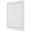 Plastové revízne dvierka 200 x 300 mm s tlačným zámkom - zacvakávacie - biela - MIKAWI 59-1074 Plastové revízne dvierka 200 x 300 mm s tlačným zámkom - zacvakávacie - biela - MIKAWI 59-1074
