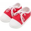 Dojčenské capačky tenisky New Baby červené 3–6 mesiacov Dojčenské capačky tenisky New Baby červené 3–6 mesiacov