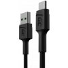 Green Cell KABGC25 PowerStream USB-A - USB-C, 30cm, černý Green Cell KABGC25 PowerStream USB-A - USB-C, 30cm, černý