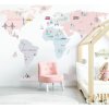 PASTELOWE LOVE® wall sticker world mape 34750-0, PASTELOWE LOVE® wall sticker world mape 34750-0,