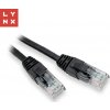 Lynx CS LX-UTP5E-050-BLACK UTP patch Cat5e PVC CCA 5m černý Lynx CS LX-UTP5E-050-BLACK UTP patch Cat5e PVC CCA 5m černý