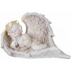 Magichome Dekorácia Anjel v krídlach, polyresin na hrob solar 24,5x12,5x14,5cm Magichome Dekorácia Anjel v krídlach, polyresin na hrob solar 24,5x12,5x14,5cm
