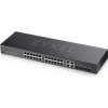 Zyxel GS1920-24V2 28-portový gigabitový WebManaged Switch, 24x gigabitový RJ45, 4x gigabitový RJ45/ SFP, bez ventilátora GS1920-24V2-EU0101F Zyxel GS1920-24V2 28-portový gigabitový WebManaged Switch, 24x gigabitový RJ45, 4x gigabitový RJ45/ SFP, bez ventilátora GS1920-24V2-EU0101F