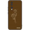 Picasee silikónový čierny obal pre Honor 70 - Brown flowers Picasee silikónový čierny obal pre Honor 70 - Brown flowers