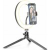 Selfie tyč Cellularline Selfie Ring s LED osvetlením pre selfie fotky a videá čierny (SELFIERINGK) Selfie tyč Cellularline Selfie Ring s LED osvetlením pre selfie fotky a videá čierny (SELFIERINGK)