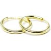 BR N0066G - Zlaté náušnice krúžky 15 mm 0.45 g BR N0066G - Zlaté náušnice krúžky 15 mm 0.45 g