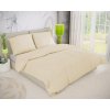 Kvalitex krep obliečky smotanové 200x220 70x90